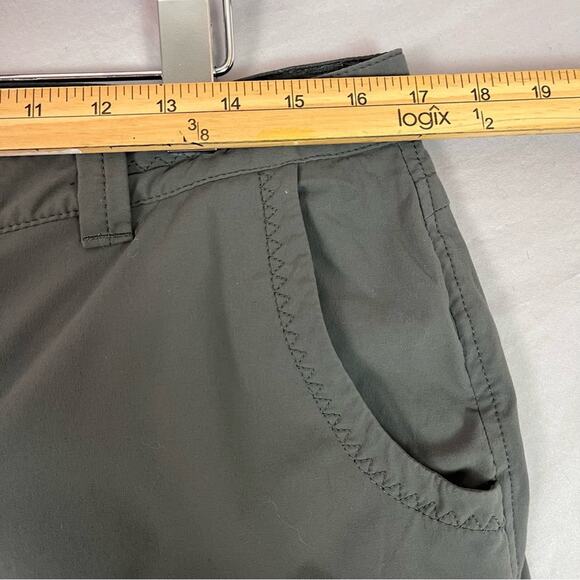 Eddie Bauer Travex Hiking Pants Womens 10 Grey Tech Performance Gorpcore Outdoor - Picture 10 of 11